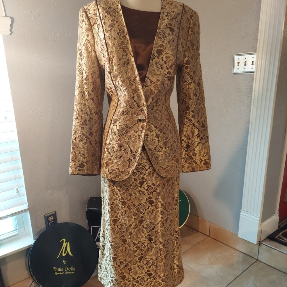 Copper Color 3 piece Ladies suit